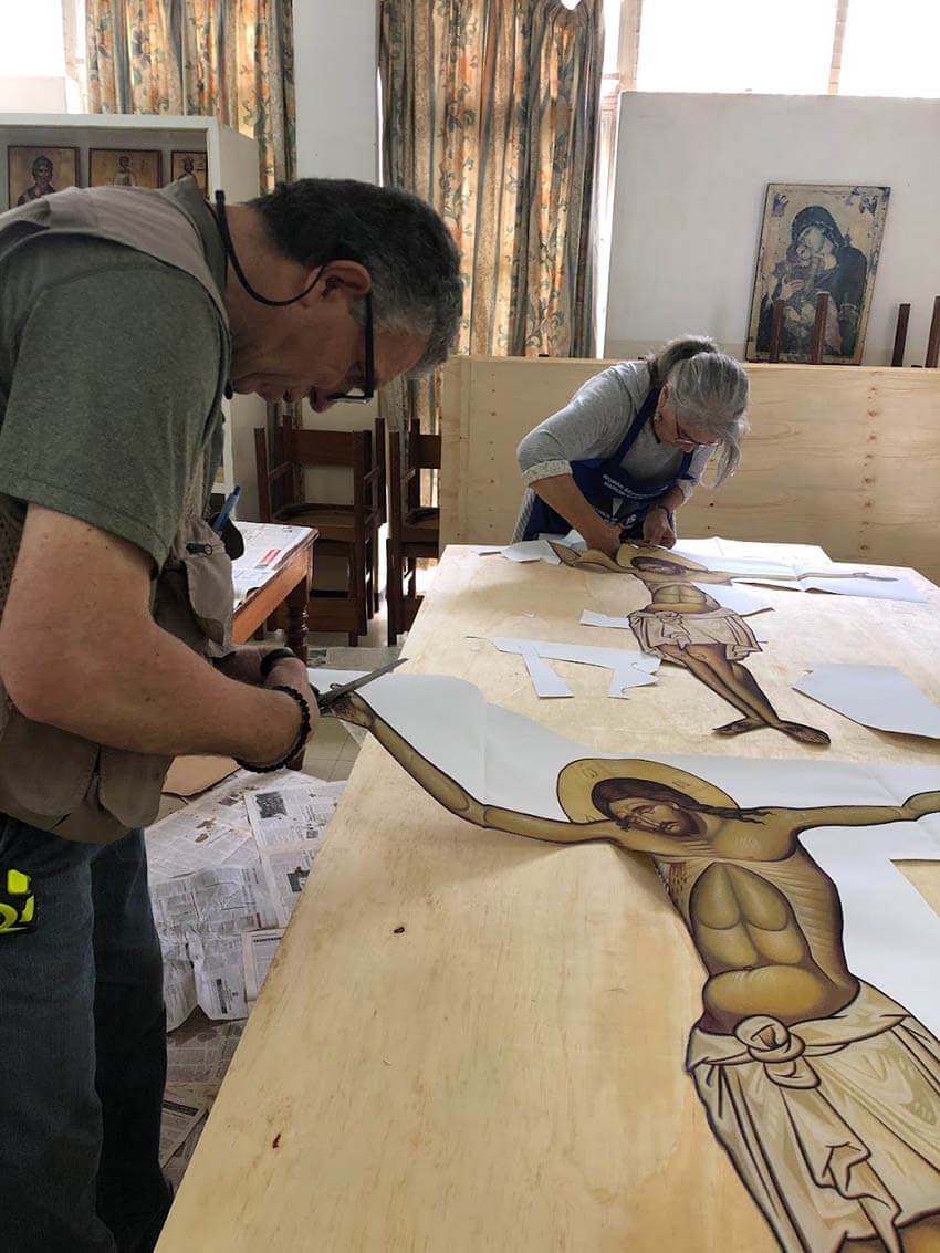 Christ On The Cross for 120 churches