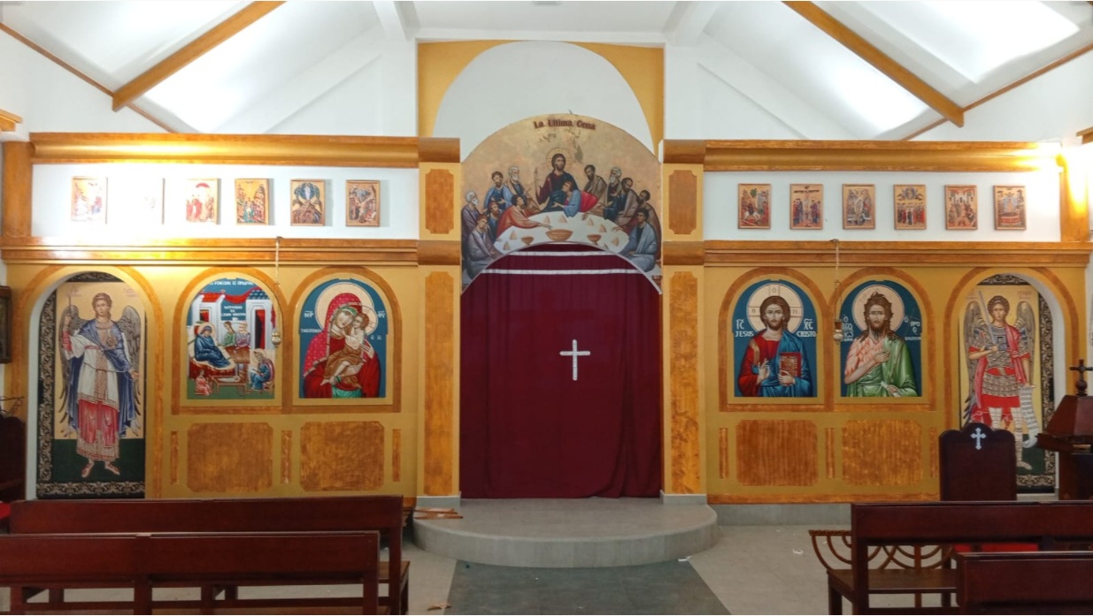 Christ on the Cross and Icons