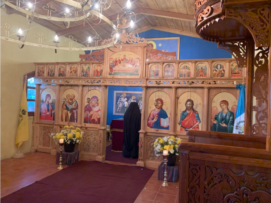 Christ on the Cross and Icons